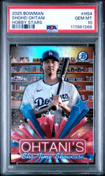 Graded 2025 Topps Bowman Shohei Ohtani #HS4 Hobby Stars Baseball Card PSA 10 Gem Mint