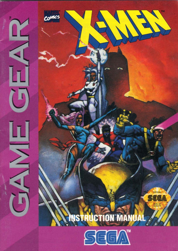 X-Men Gamemaster's Legacy (Sega Game Gear) (ONLINE ORDER ONLY)
