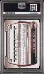 Graded 2023 Topps Bowman Draft Hurston Waldrep #BDC114 Chrome Purple /250 Rookie RC Baseball Card PSA 10 Gem Mint