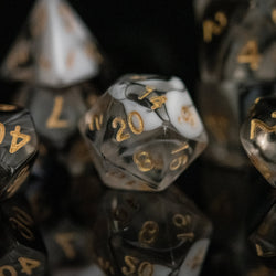 Yin and Yang Acrylic Dice Set (ONLINE ORDER ONLY)