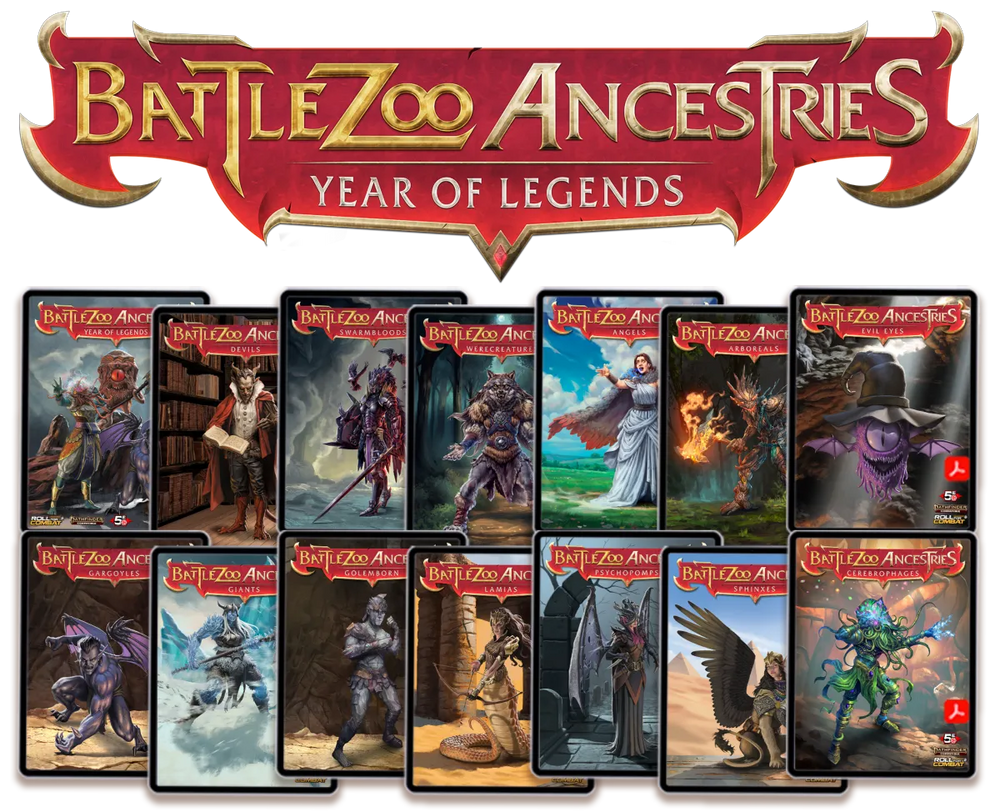 Battlezoo Ancestries: Year of Legends Foundry VTT (Online Order Only)