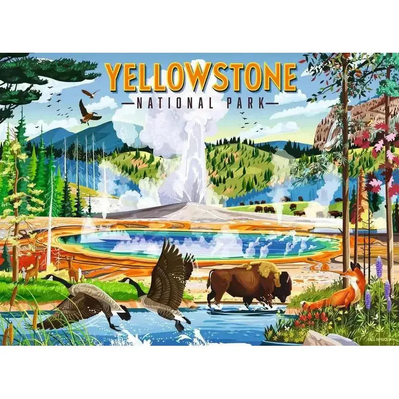 Yellowstone National Park 500 Piece Jigsaw Puzzle Ravensburger (ONLINE ORDER ONLY)