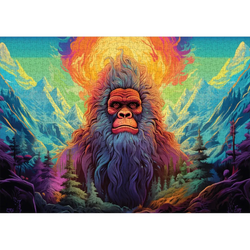 Yeti Yonder 1000 Piece Jigsaw Puzzle Trippy (ONLINE ORDER ONLY)