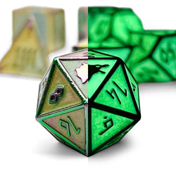 Yggdrasil - Norse Themed Metal Dice Set (Online Only)