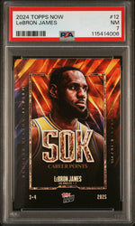 Graded 2024 Topps Now LeBron James #12 Basketball Card PSA 7 Near Mint
