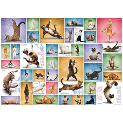 Yoga Cats 1000 Piece Jigsaw Puzzle Eurographics (ONLINE ORDER ONLY)