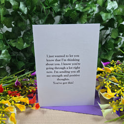 You're Strong, Thinking of You Card (ONLINE ORDER ONLY)