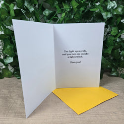 Cute You Turn Me On Card (ONLINE ORDER ONLY)