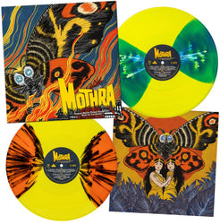 Mothra Original Motion Picture Soundtrack (180g, 2LP, Art Print, Yellow Splatter Vinyl) [Vinyl]