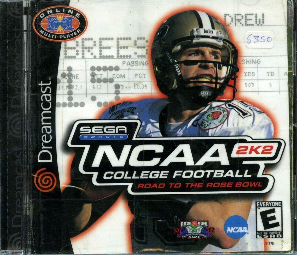 NCAA College Football 2K2: Road to the Rose Bowl (Sega Dreamcast) (ONLINE ORDER ONLY)