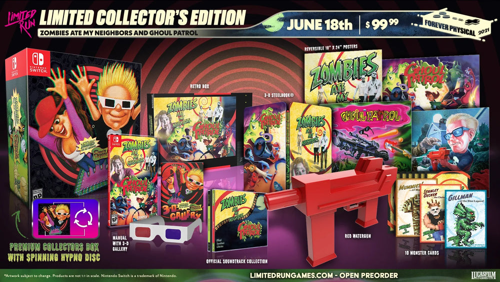 Zombies Ate My Neighbors + Ghoul Patrol Collector's Edition (Nintendo Switch) (ONLINE ORDER ONLY)