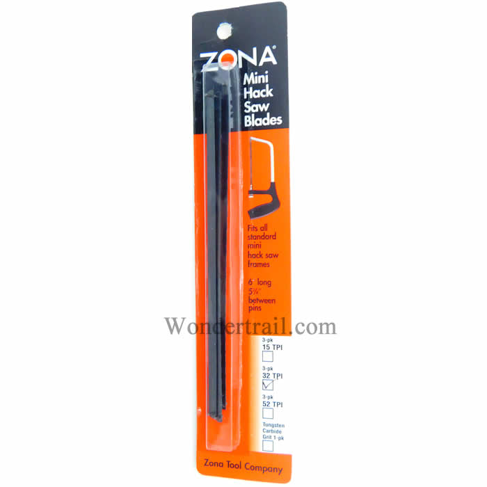 ZON36-657 Zona Mini Hack Saw Blades, 32 TPI (ONLINE ORDER ONLY)