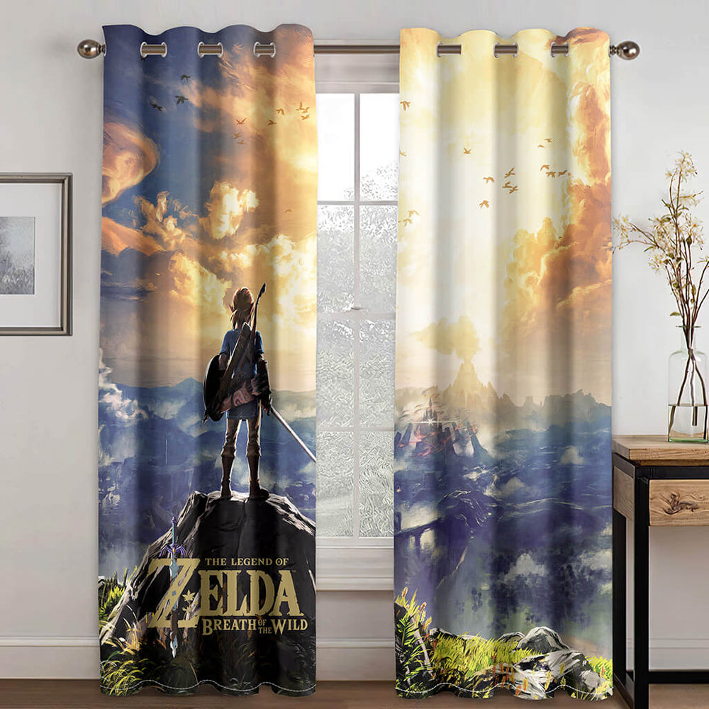 Zelda Curtains Blackout Window Treatments Drapes for Room Decoration (Online Order Only)