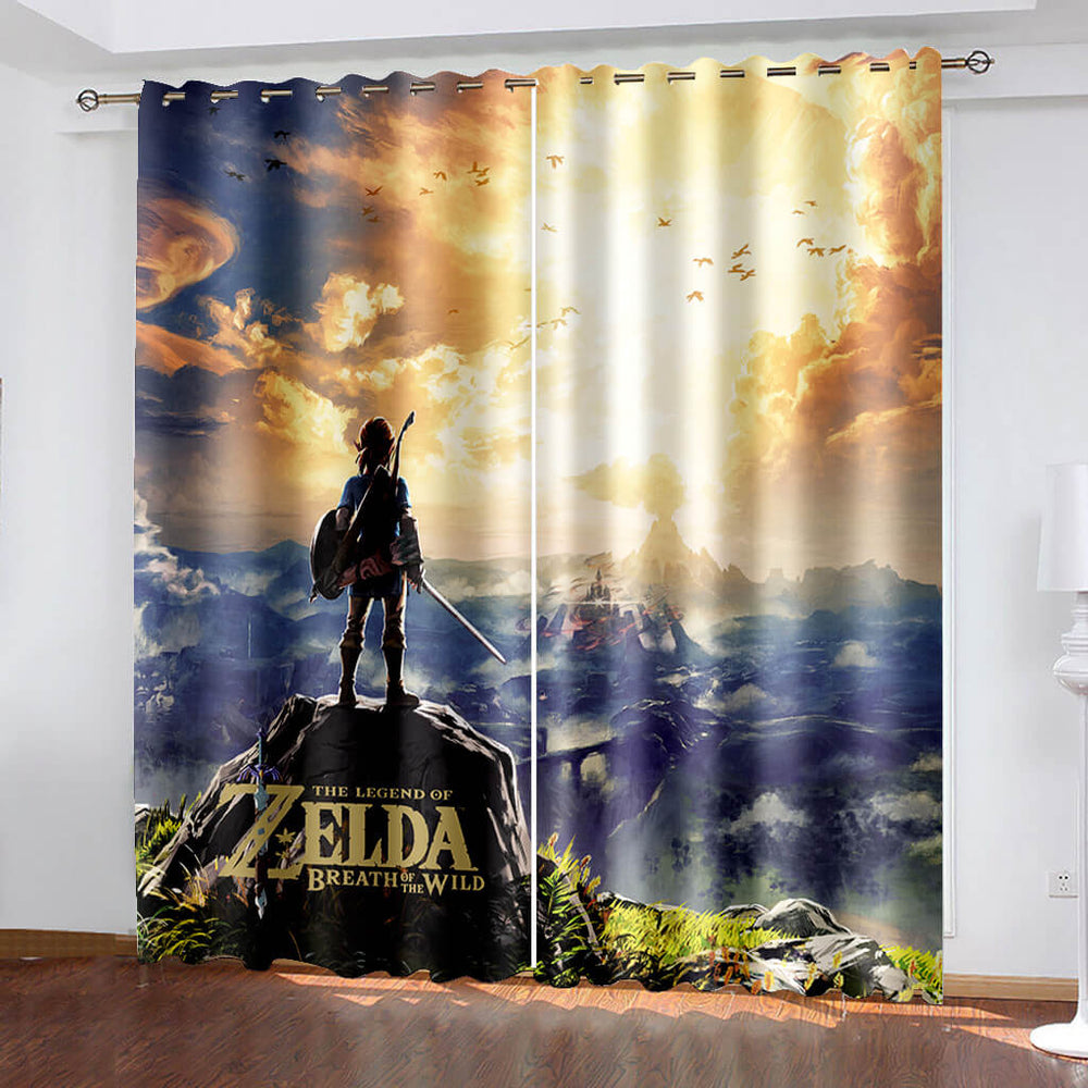 Zelda Curtains Blackout Window Treatments Drapes for Room Decoration (Online Order Only)