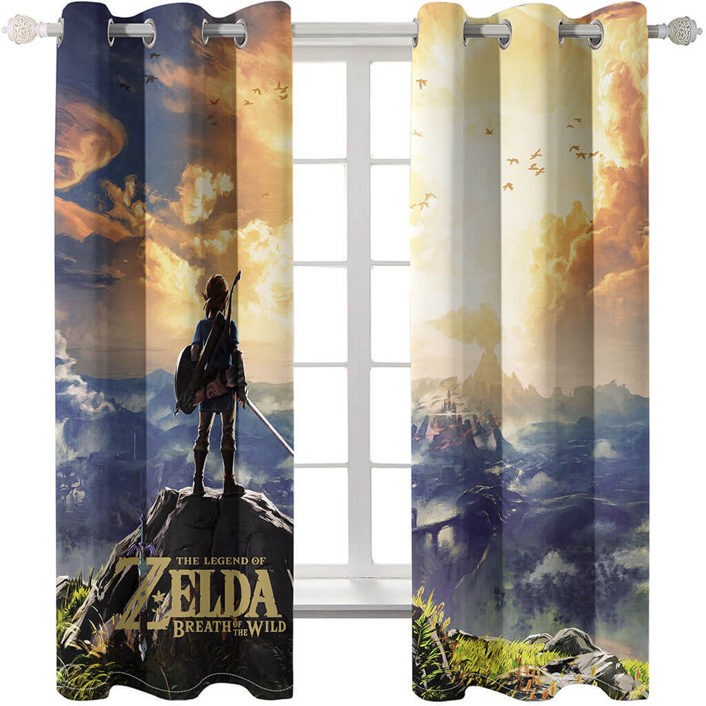 Zelda Curtains Blackout Window Treatments Drapes for Room Decoration (Online Order Only)