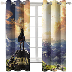 Zelda Curtains Blackout Window Treatments Drapes for Room Decoration (Online Order Only)