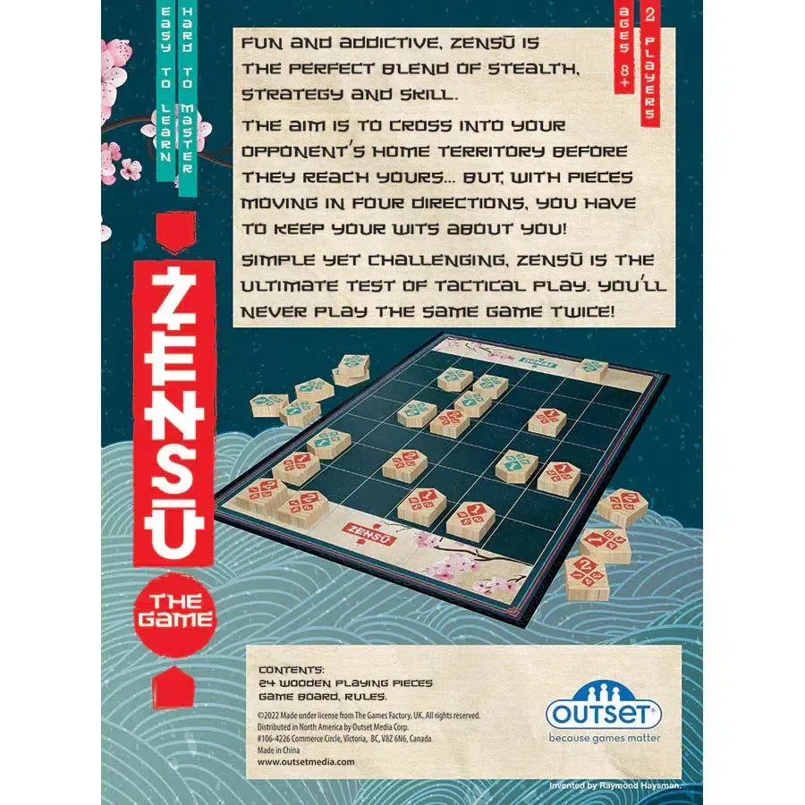 Zensu Strategy Game Outset (ONLINE ORDER ONLY)