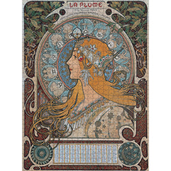 Zodiac by Mucha 1000 Piece Jigsaw Puzzle Pomegranate (ONLINE ORDER ONLY)