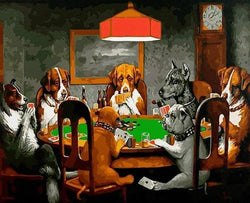A Friend in Need - Dogs Playing Poker