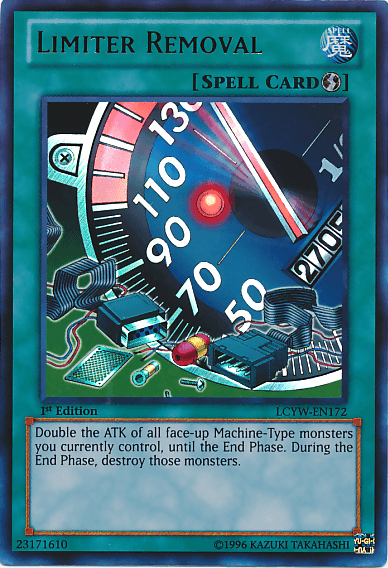 Limiter Removal [LCYW-EN172] Ultra Rare (ONLINE ORDER ONLY)