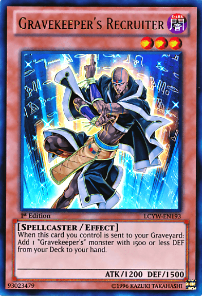 Gravekeeper's Recruiter [LCYW-EN193] Ultra Rare (ONLINE ORDER ONLY)