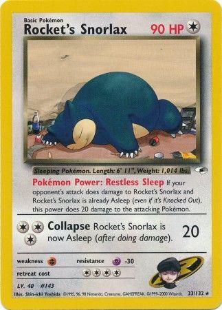 Rocket's Snorlax (33/132) [Gym Heroes Unlimited] (Online Only)