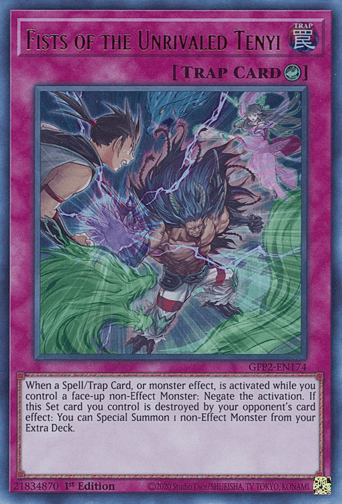 Fists of the Unrivaled Tenyi [GFP2-EN174] Ultra Rare (ONLINE ORDER ONLY)