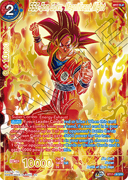 SSG Son Goku, Magnificent Might (SPR) (BT17-138) [Ultimate Squad] (ONLINE ORDER ONLY)