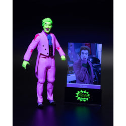 DC Retro The Joker Batman: Classic TV Series Black Light Gold Label 6-Inch Action Figure - Entertainment Earth Exclusive (Online Order Only)