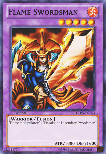 Flame Swordsman [LCJW-EN053] Common (ONLINE ORDER ONLY)