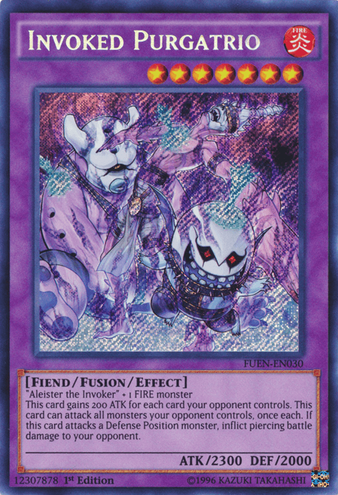 Invoked Purgatrio [FUEN-EN030] Secret Rare (ONLINE ORDER ONLY)