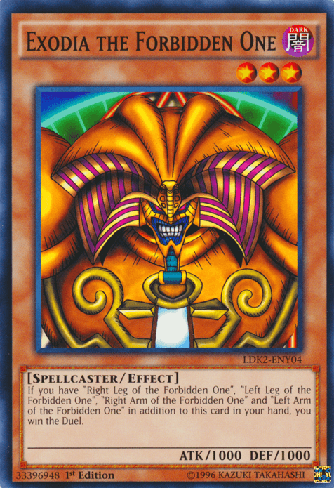 Exodia the Forbidden One [LDK2-ENY04] Common (ONLINE ORDER ONLY)