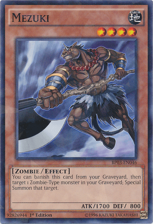 Mezuki [BP03-EN046] Shatterfoil Rare (ONLINE ORDER ONLY)