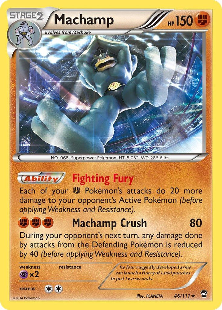 Machamp (46/111) (Cosmos Holo) (Blister Exclusive) [XY: Furious Fists] (Online Only)