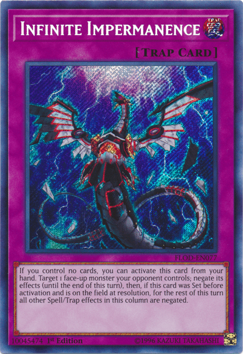 Infinite Impermanence [FLOD-EN077] Secret Rare (ONLINE ORDER ONLY)