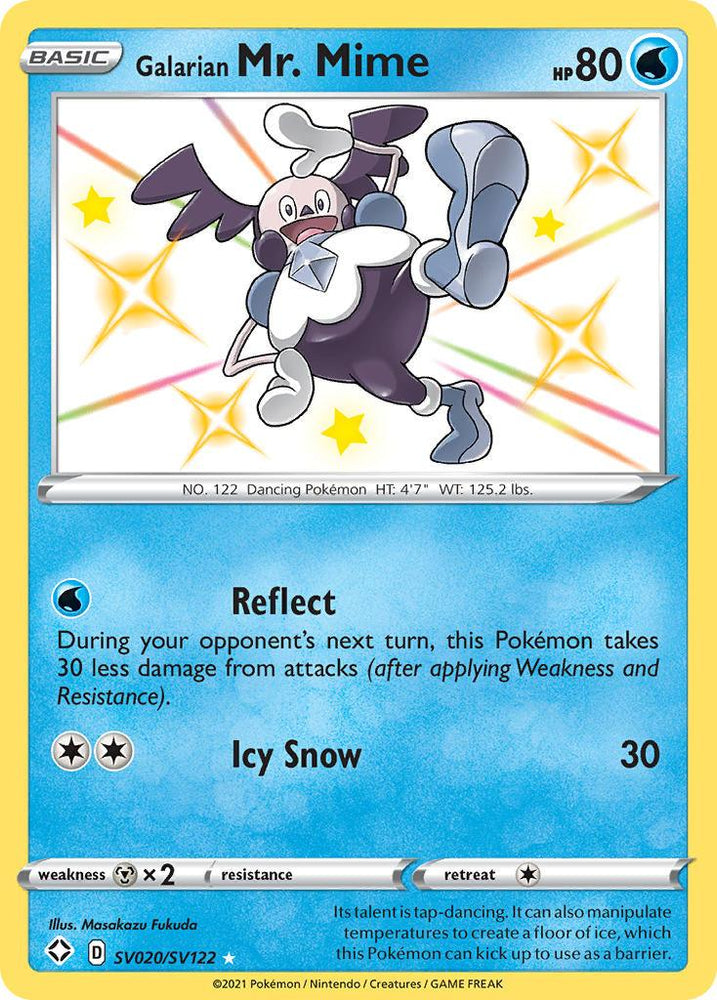 Galarian Mr. Mime (SV020/SV122) [Sword & Shield: Shining Fates] (Online Only)