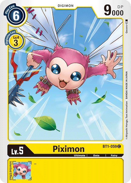 Piximon [BT1-059] [Release Special Booster Ver.1.0] (ONLINE ORDER ONLY)