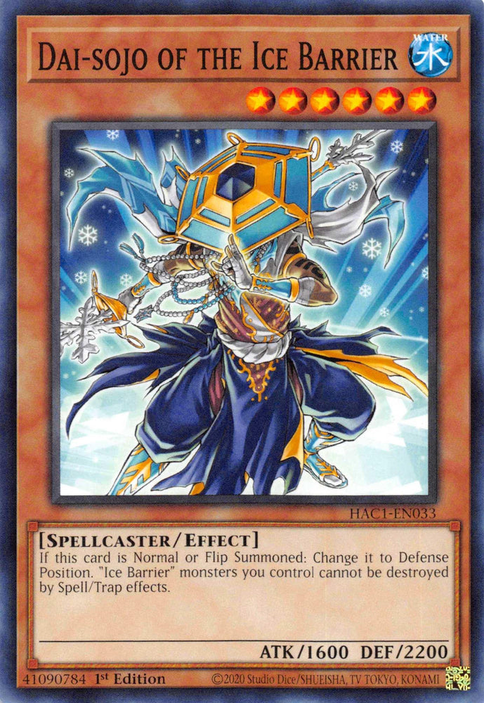 Dai-sojo of the Ice Barrier [HAC1-EN033] Common (ONLINE ORDER ONLY)