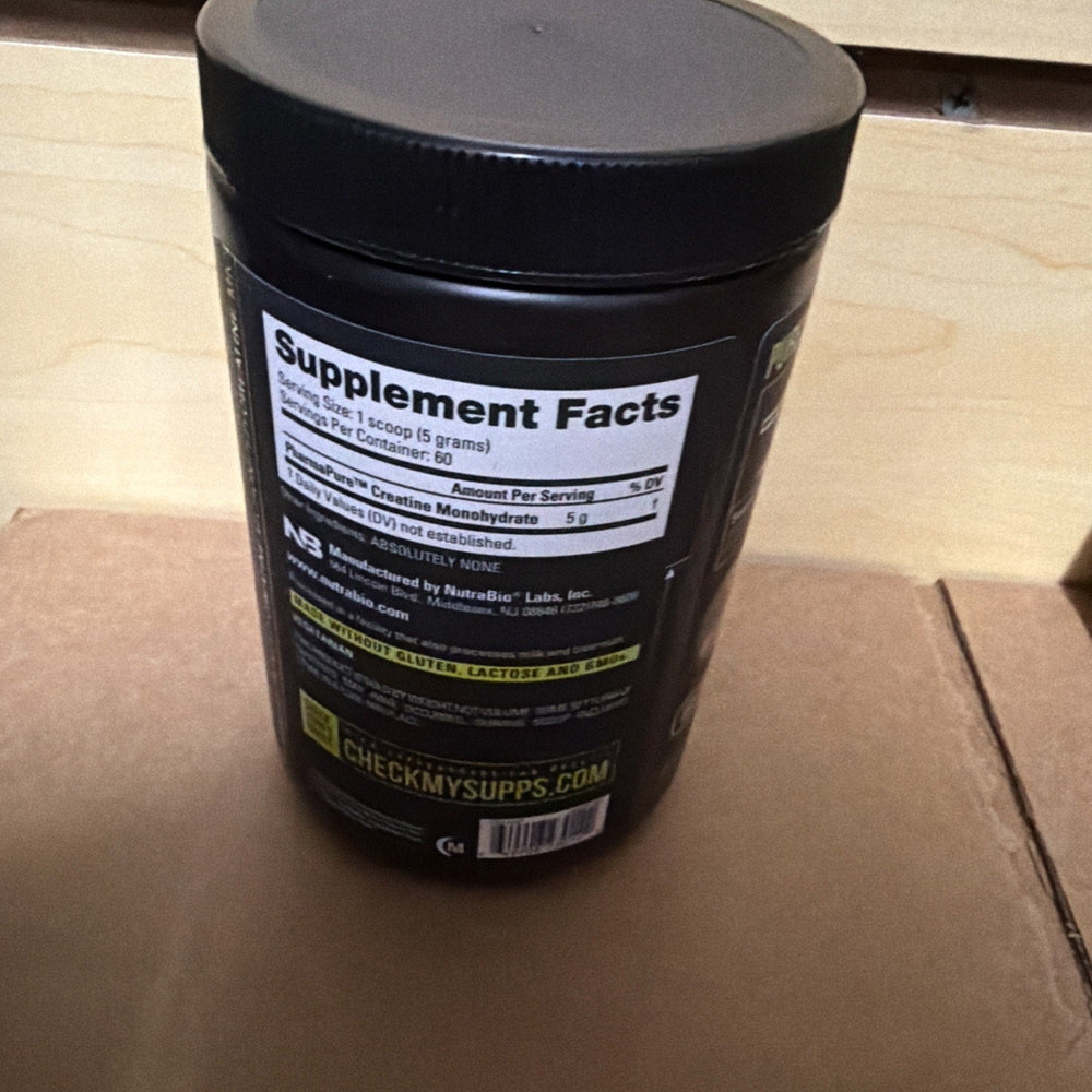 NutraBio Pure Micronized Creatine Monohydrate Powder 60 Servings (exp 10/2028) (ONLINE ORDER ONLY)