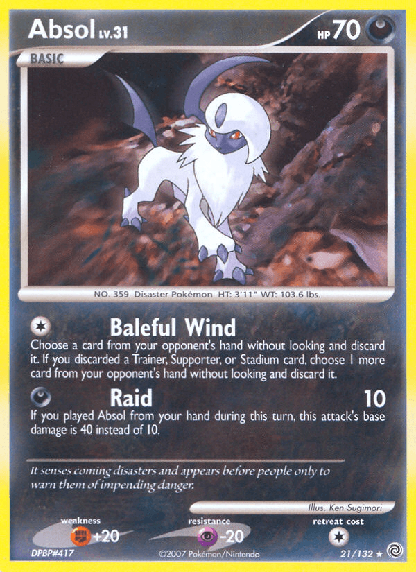 Absol (21/132) [Diamond & Pearl: Secret Wonders] (Online Only)