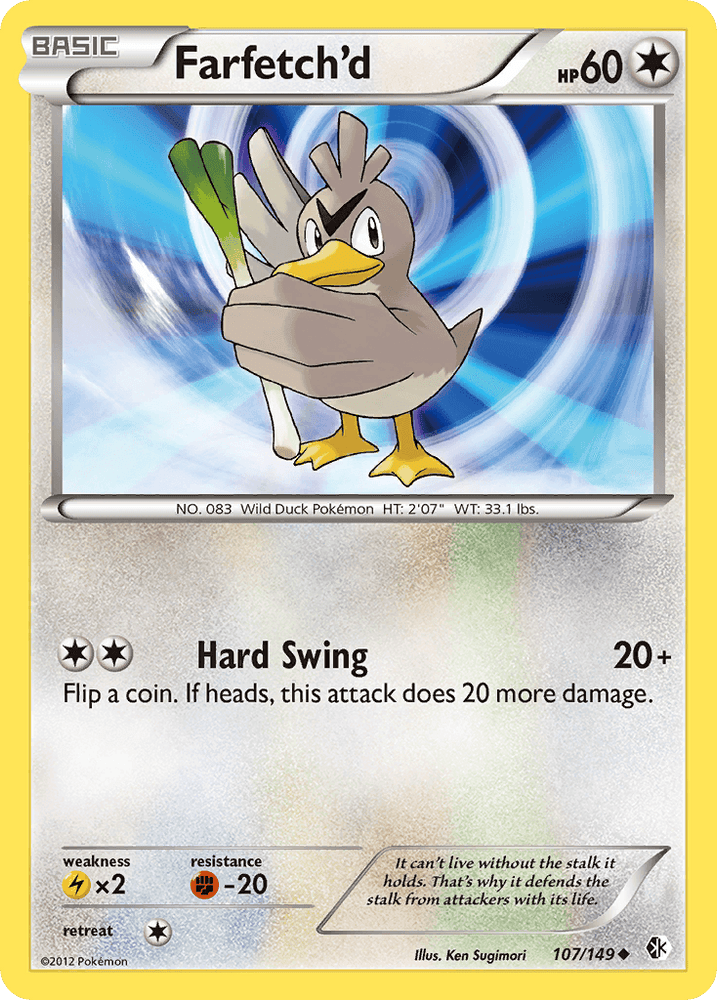Farfetch'd (107/149) [Black & White: Boundaries Crossed] (Online Only)