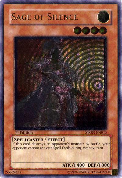 Sage of Silence [STON-EN015] Ultimate Rare (ONLINE ORDER ONLY)