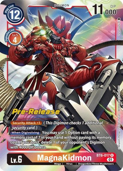 MagnaKidmon [BT6-017] [Double Diamond Pre-Release Cards] (ONLINE ORDER ONLY)