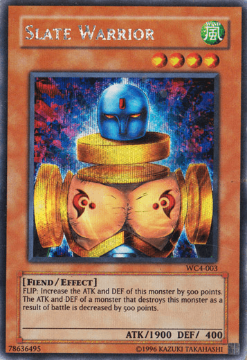 Slate Warrior [WC4-003] Secret Rare (ONLINE ORDER ONLY)