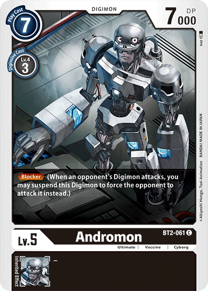 Andromon [BT2-061] [Release Special Booster Ver.1.0] (ONLINE ORDER ONLY)