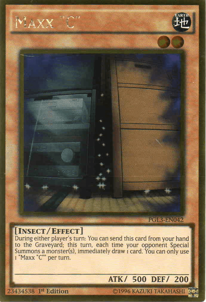Maxx "C" [PGL3-EN042] Gold Rare (ONLINE ORDER ONLY)
