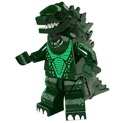 Godzilla Green Kaiju Lego Minifigures Custom Toys (ONLINE ORDER ONLY)