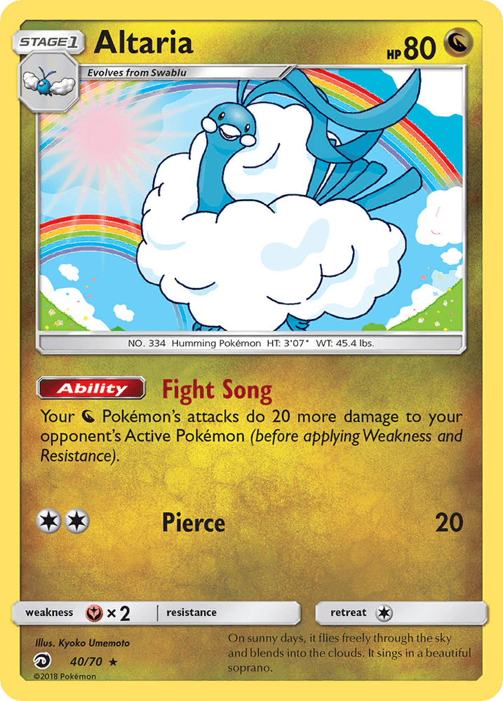 Altaria (40/70) [Sun & Moon: Dragon Majesty] (Online Only)