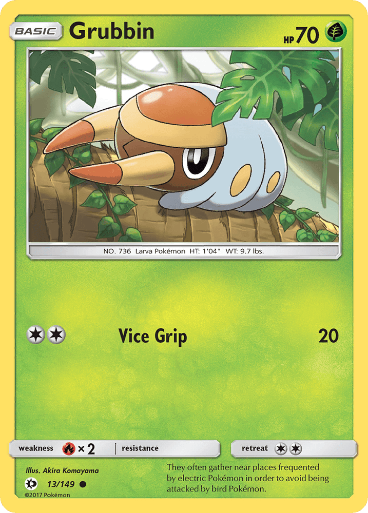 Grubbin (13/149) [Sun & Moon: Base Set] (Online Only)
