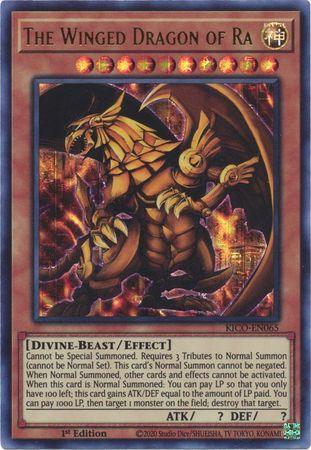 The Winged Dragon of Ra (Ultra Pharaoh's Rare) [KICO-EN065] Ultra Pharaoh's Rare (ONLINE ORDER ONLY)